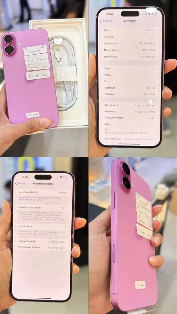 IPHONE 16 PLUS 128GB EX IBOX