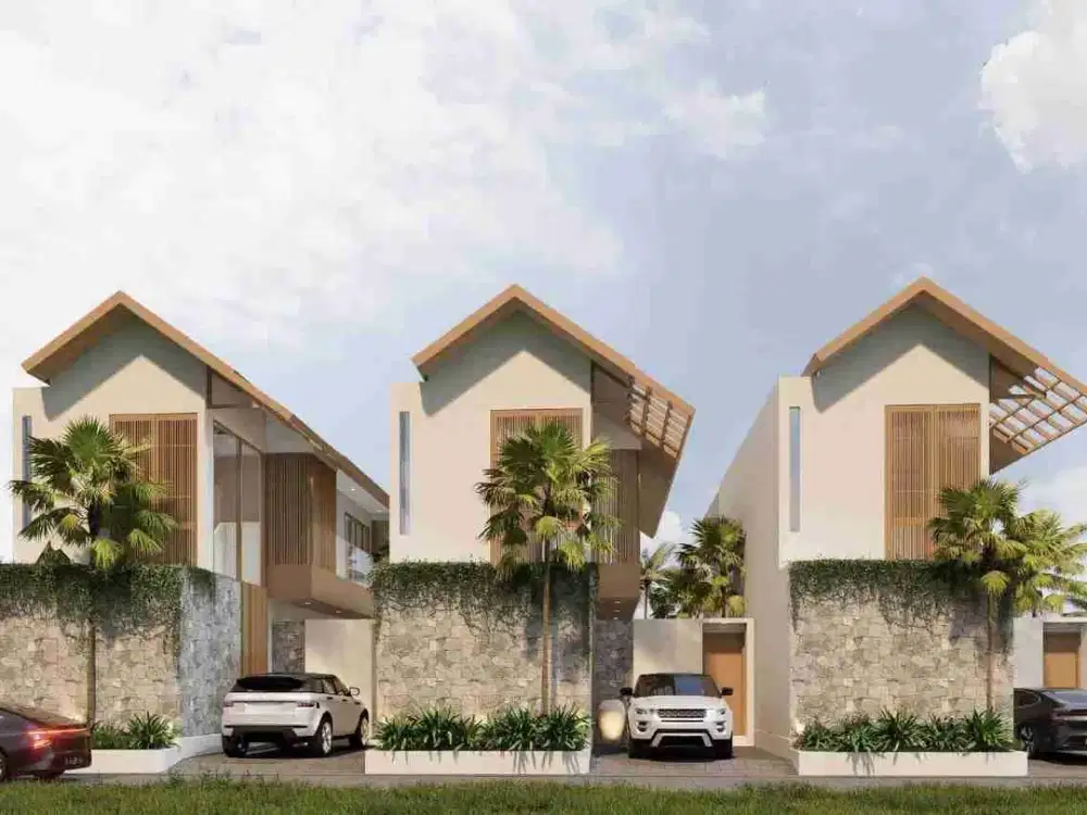 Villa Modern Tropical Semi Furnished, Lokasi Strategis di Cepaka, Munggu dekat Canggu