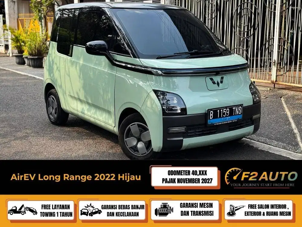 Wuling AirEV Long Range 2022 Hijau