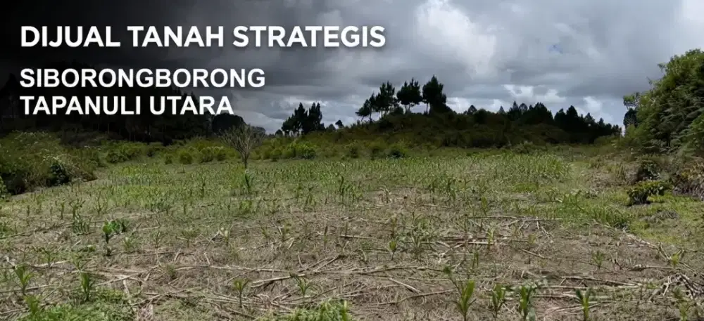DIJUAL TANAH STRATEGIS - TAPANULI UTARA
