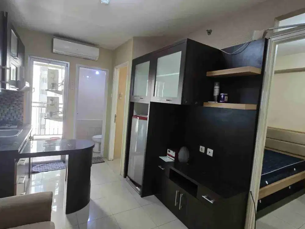 dijual apart green palace shm 2 kamar kalcit full furnished