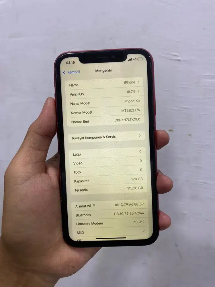 IPHONE xr 128gb RED ALLOPERATOR