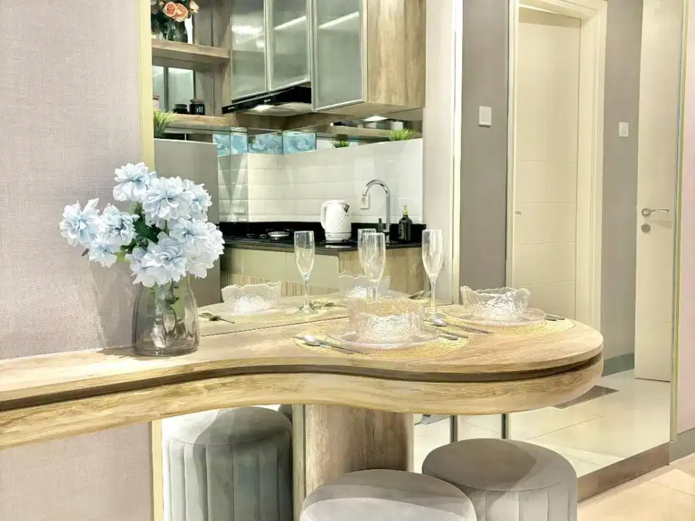 Sewa Harian 400K Benson Studio Full Furnish Mewah lantai 8