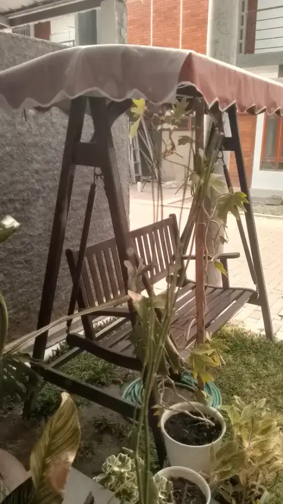 Ayunan kayu jati alusan jepara