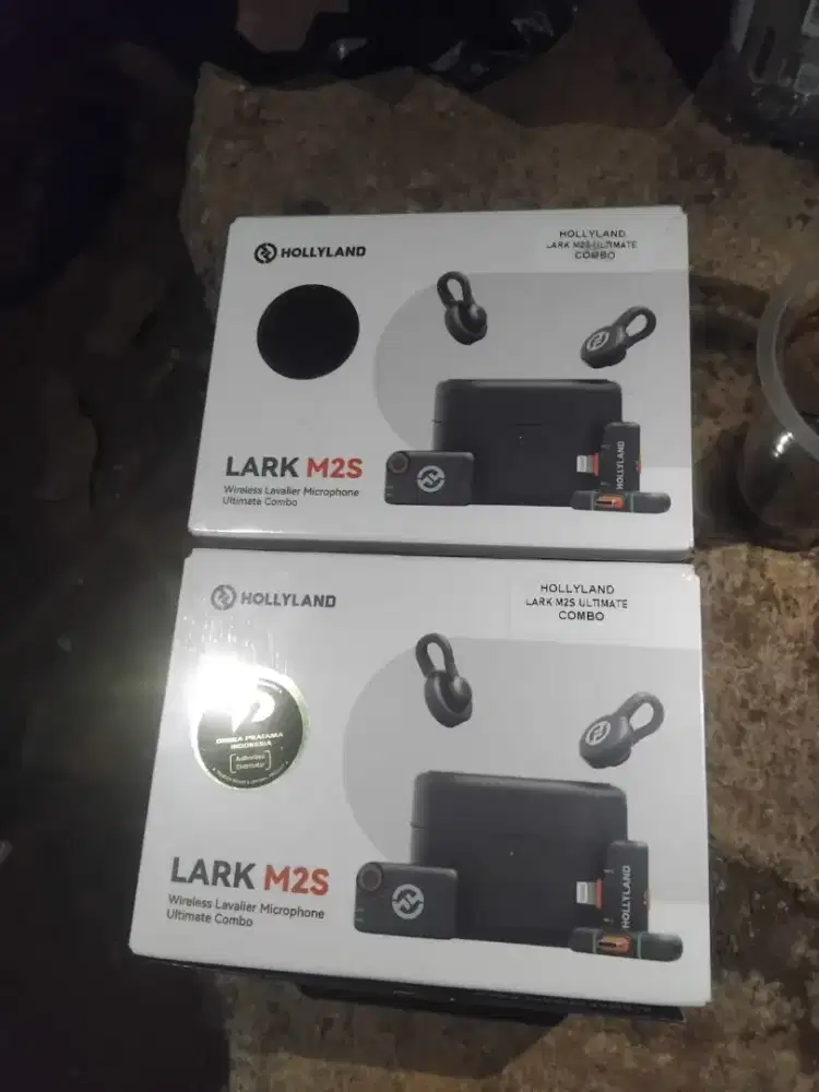 Mic clipon hollyland lark m2s Ori segel