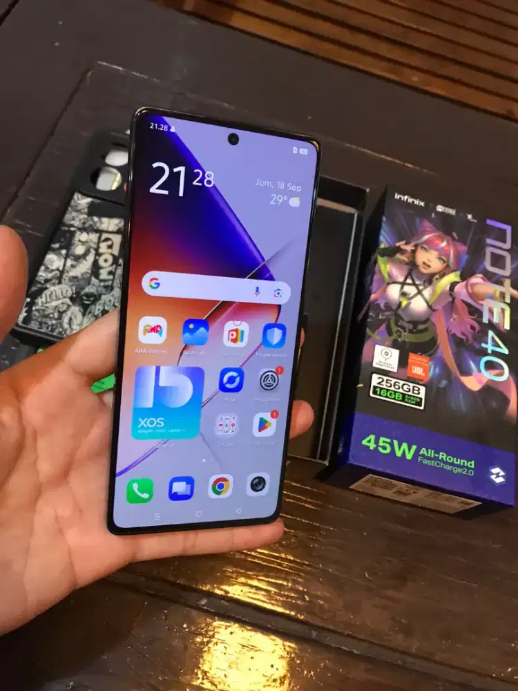 Infinix note 40 8/256 Fullshet orian(normal)