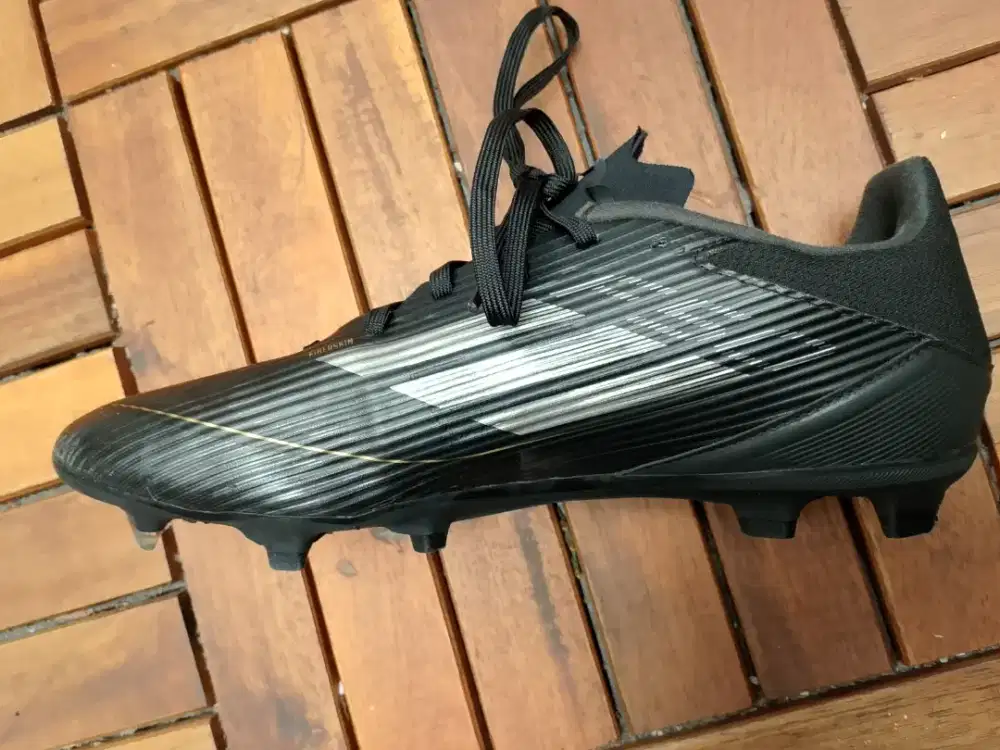 Adidas F50 Firm Ground (FG) - Core Black / Iron Metallic