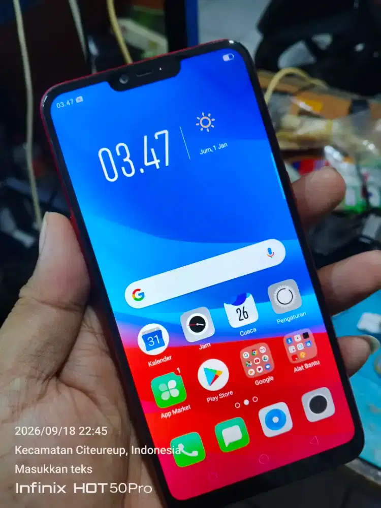 Oppo a3s ram 2/16gb hp aja batangan