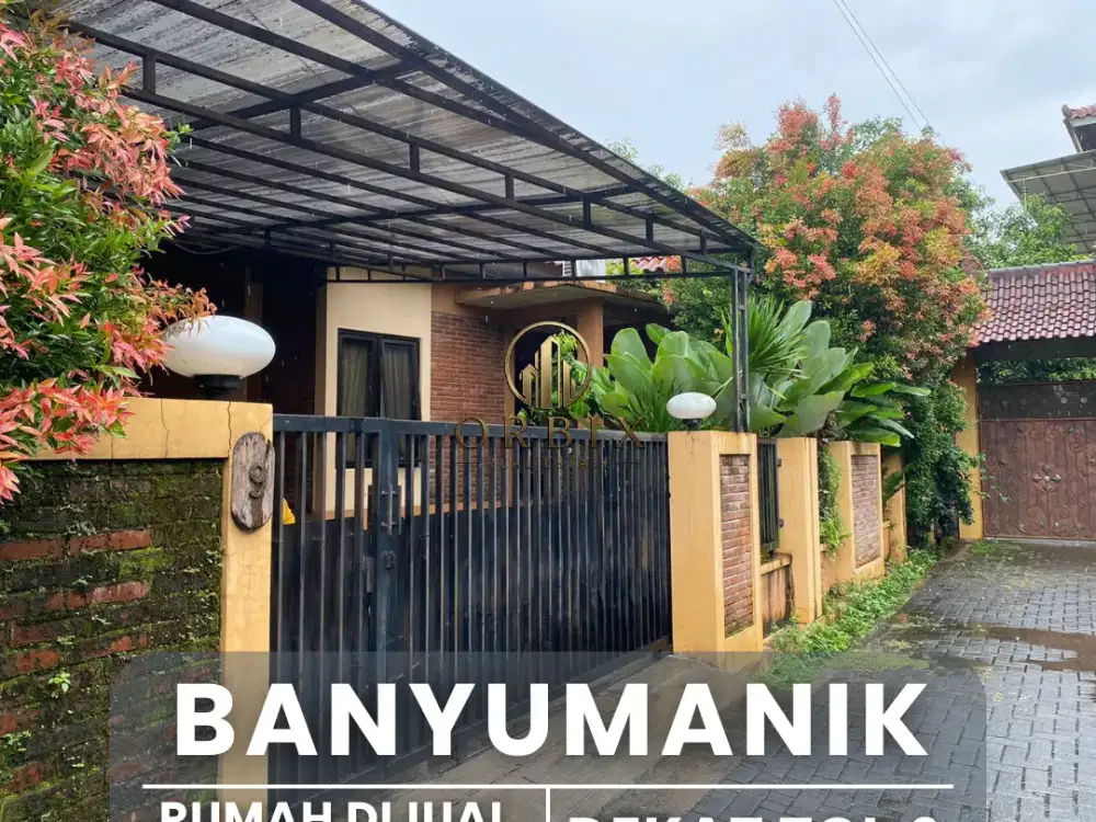 RUMAH LUAS 500 M DENGAN PAVILIUN 2 KAMAR DI BANYUMANIK, SEMARANG