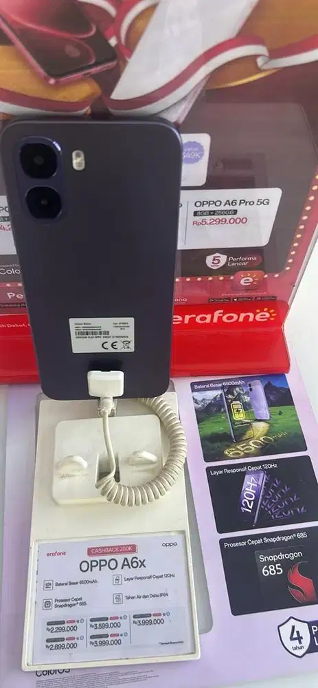 Oppo A6x 8/128 GB bisa kredit /cash