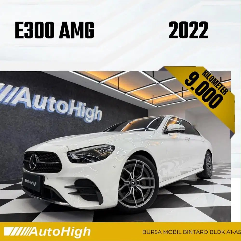 DP10% [Km9.000] E300 AMG 2022 White Reg 2023 #AUTOHIGH