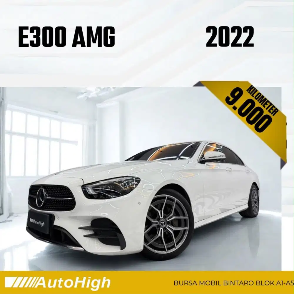 DP10% [Km9.000] E300 AMG 2022 White Reg 2023 #AUTOHIGH
