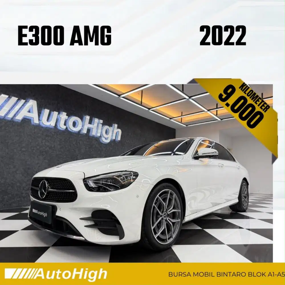 DP10% [Km9.000] E300 AMG 2022 White Reg 2021 #AUTOHIGH