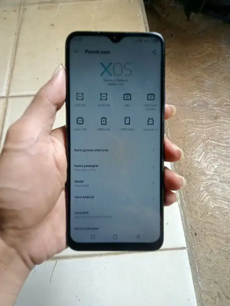 Infinix HOT 11 Play 4/64 Batangan