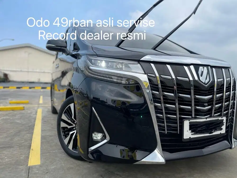 Odo 49rb servise record 2018 alphard G atpm facelift