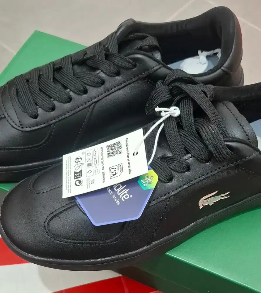 Sepatu Lacoste Baseshot Pro Hitam