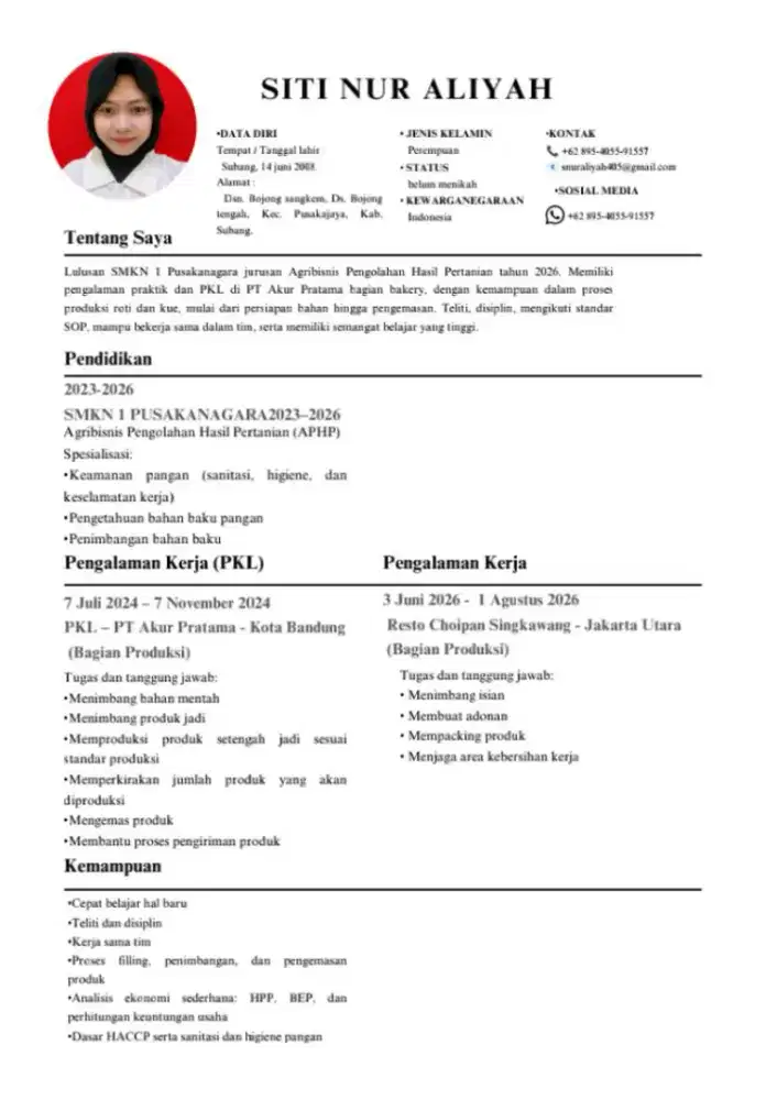 Cari pekerjaan dibidang bakery