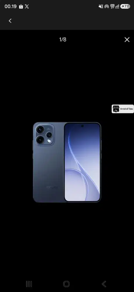 Oppo Reno 15 5G 12/256gb new garansi resmi