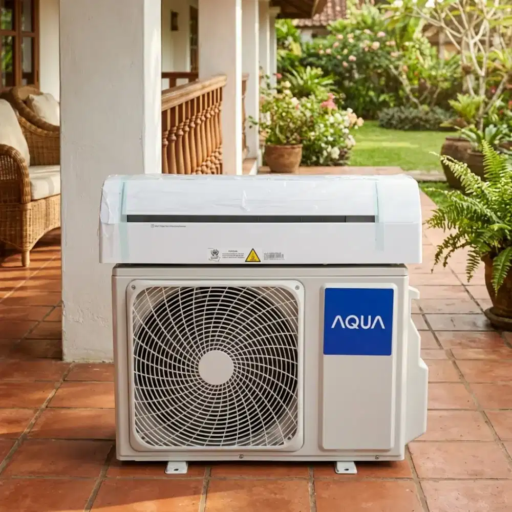 PROMO AC AQUA 1/2PK + PASANG