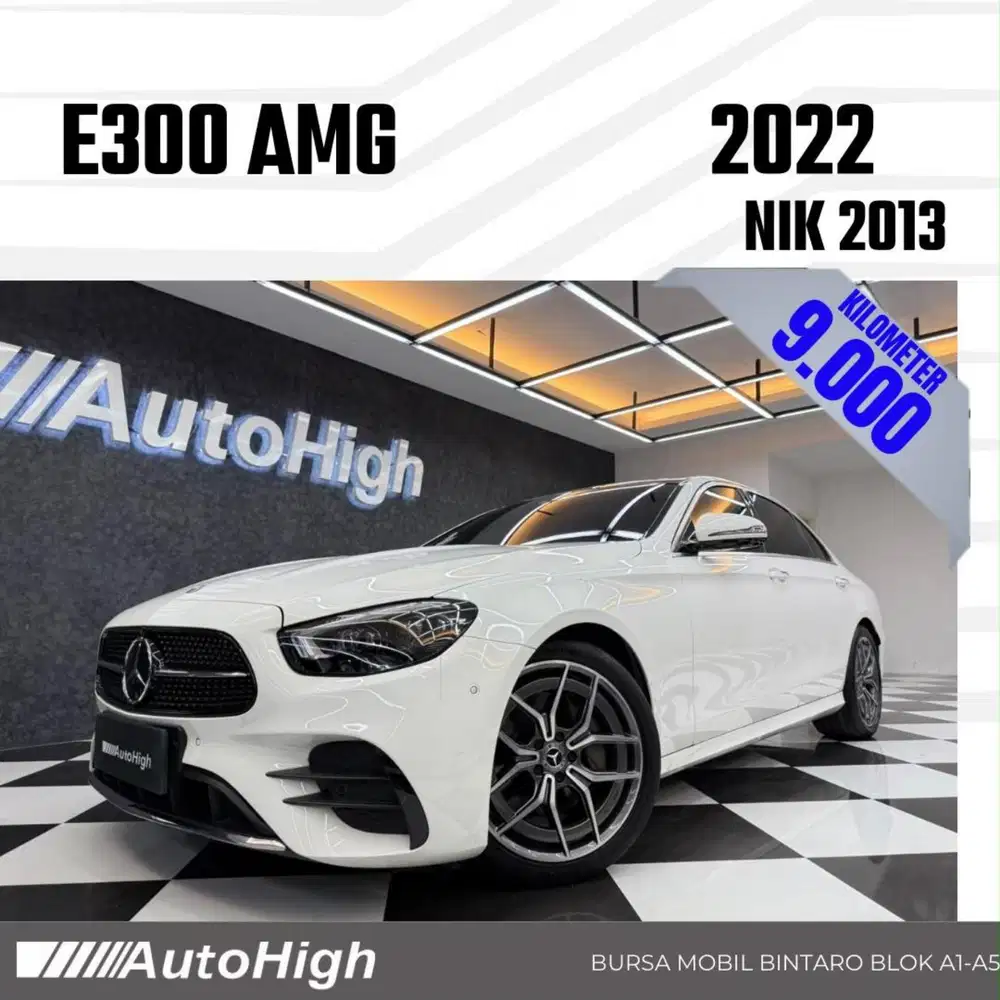 DP10% [Km9.000] E300 AMG 2022 White Reg 2021 #AUTOHIGH
