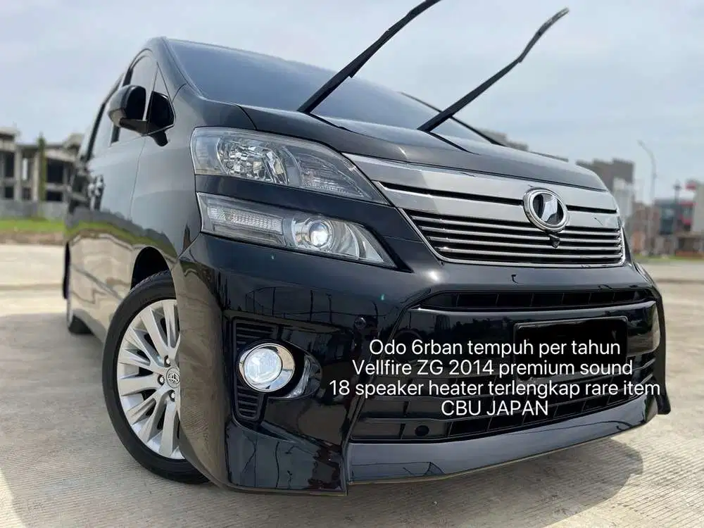 odo 76.xxx asli Vellfire 2014 heater terlengkap ZG premium sound