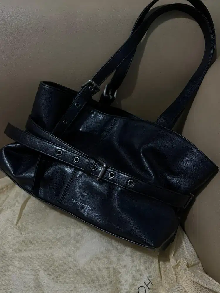 Samo Ondoh Le Belt Bag M Goat Black