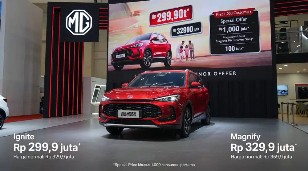 MG ZS HYBRID+ ( Angsuran  3.5 Juta-An. )