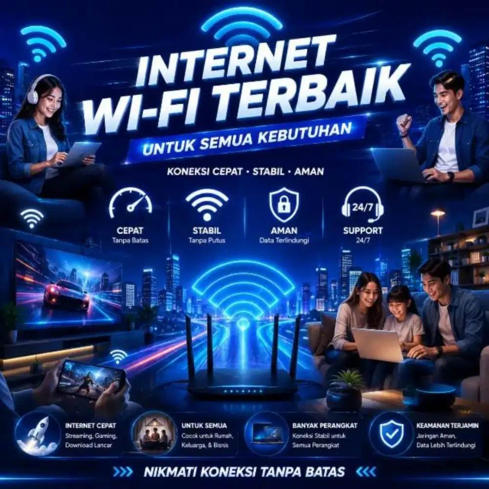 Pemasangan WiFi Murah Harga Mulai 150rb