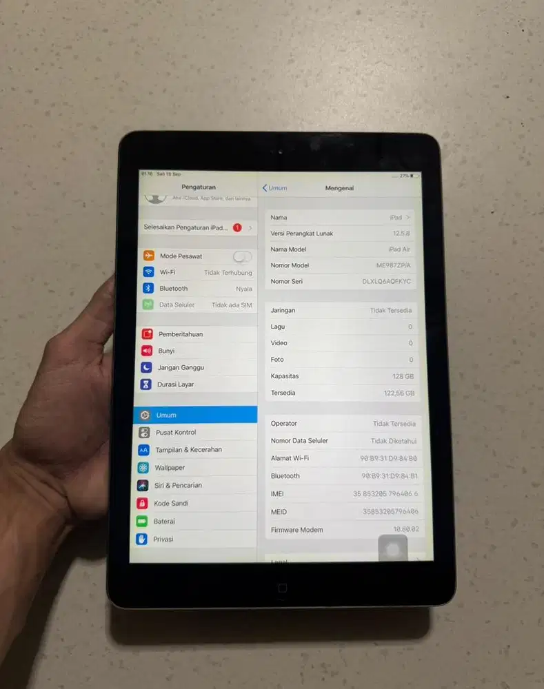 Ipad Air wifi only
