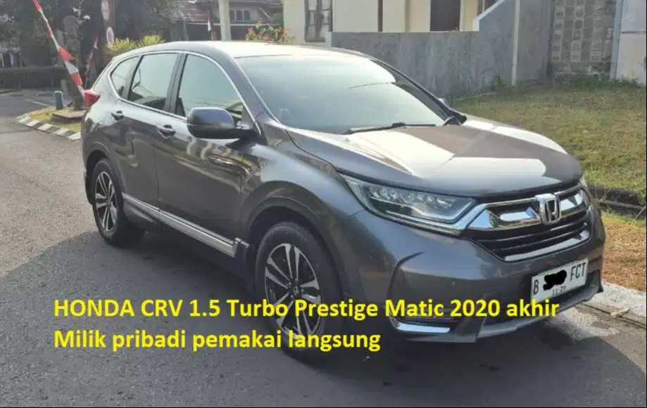Jual CRV 1.5 Turbo Prestige Matic tahun 2020 pemakaian pribadi