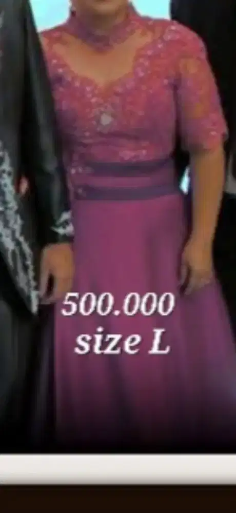 Dress pesta 1x pakai