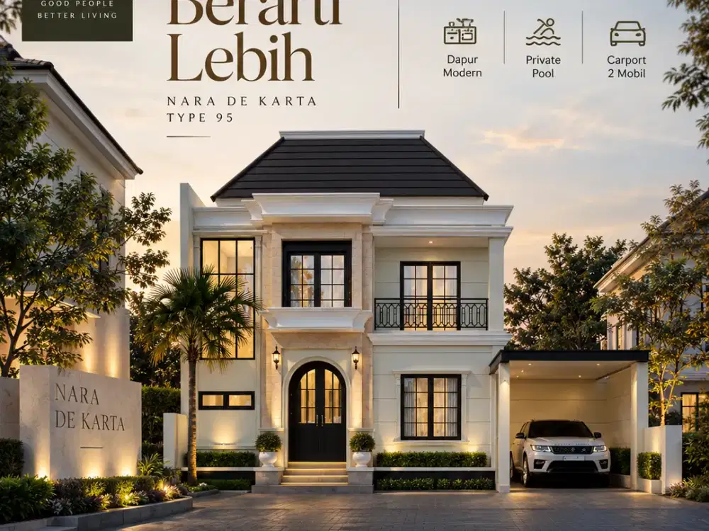 Unit Cluster American Style di Godean Sleman Akses Lebar Dekat Kota
