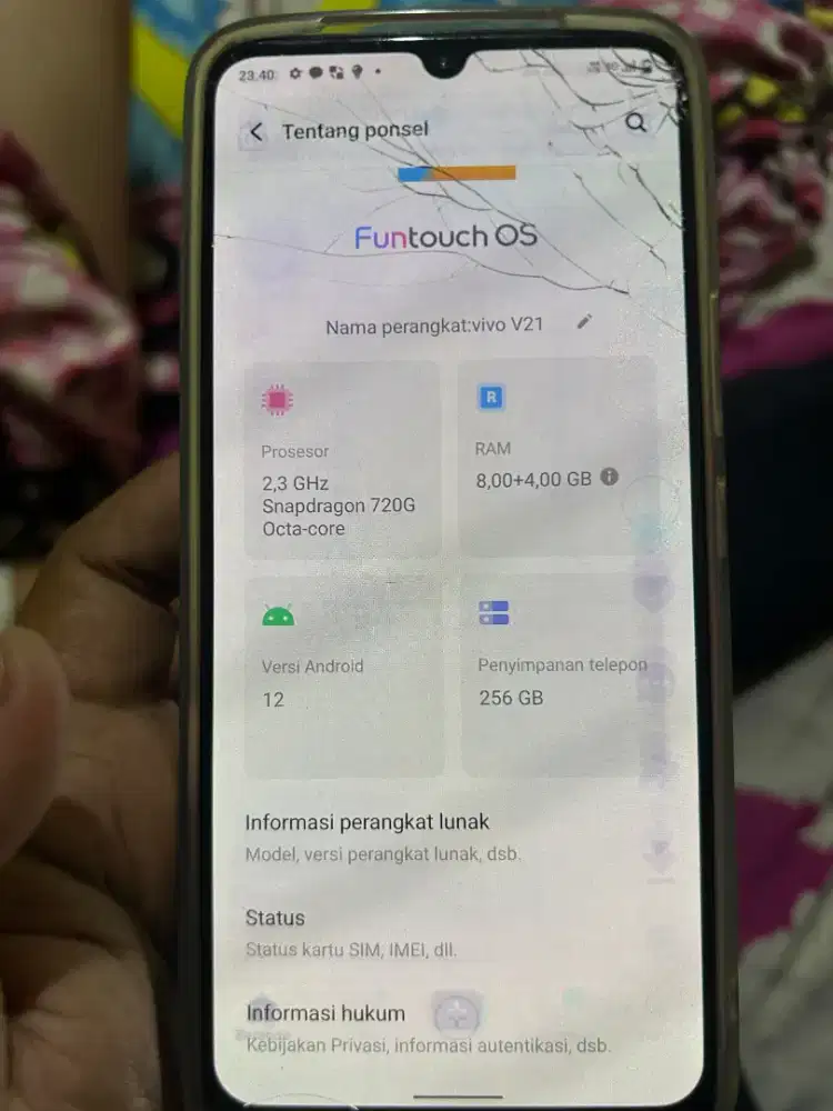 Vivo v21 8/256 minus