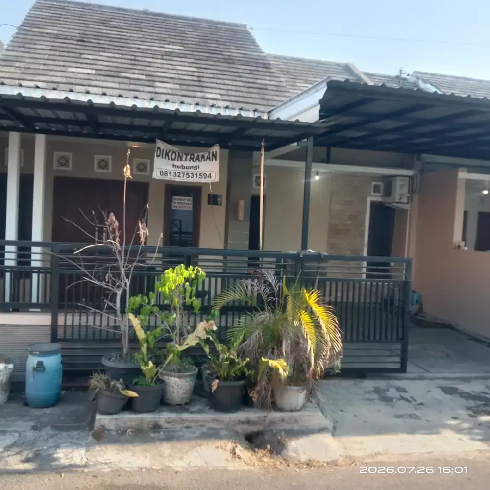 Dikontrakkan rumah tengah kota, daerah Sumber Banjarsari Surakarta