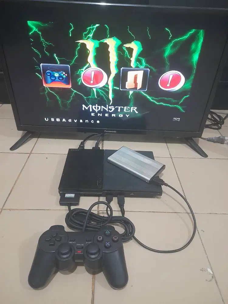 Ps 2 Slim Matrix game Hardisk externnall Normal