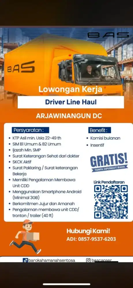 LOKER DRIVER CIREBON