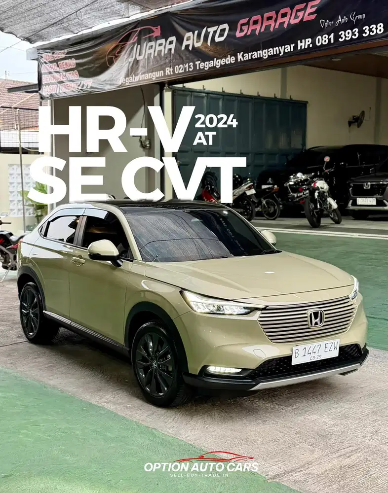 (DP 35jt) HRV SE Sensing CVT 2024 Automatic Low KM Istimewa!