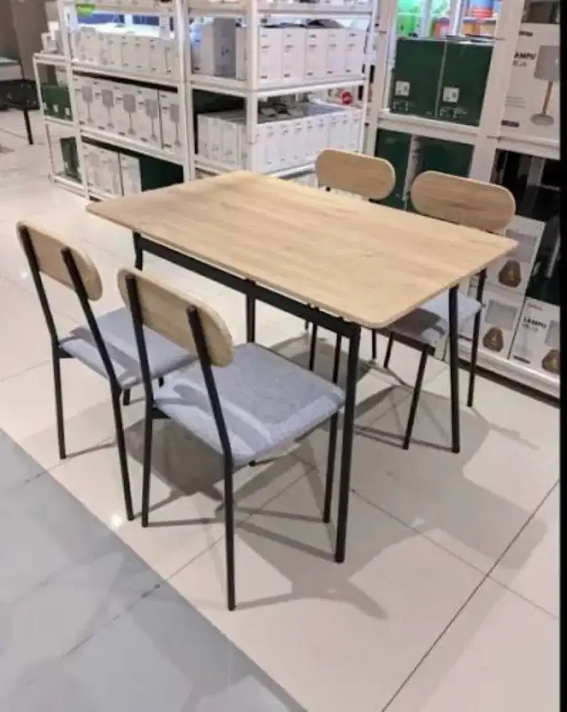 MEJA MAKAN SET MURAH