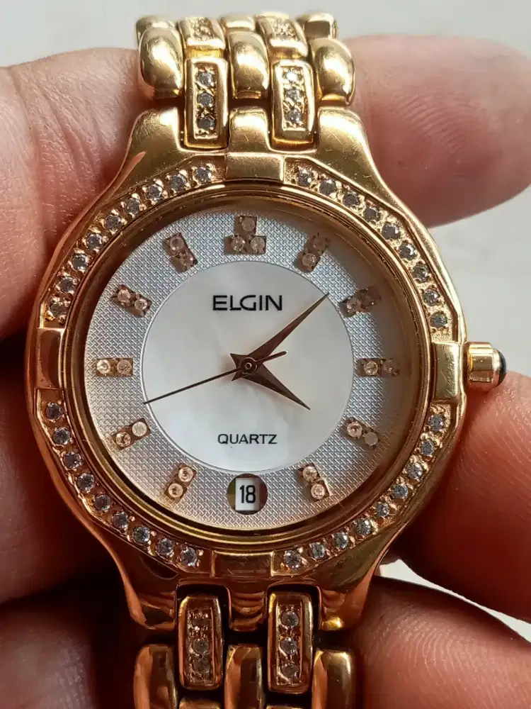 Jam Vintage elgin siap pakai