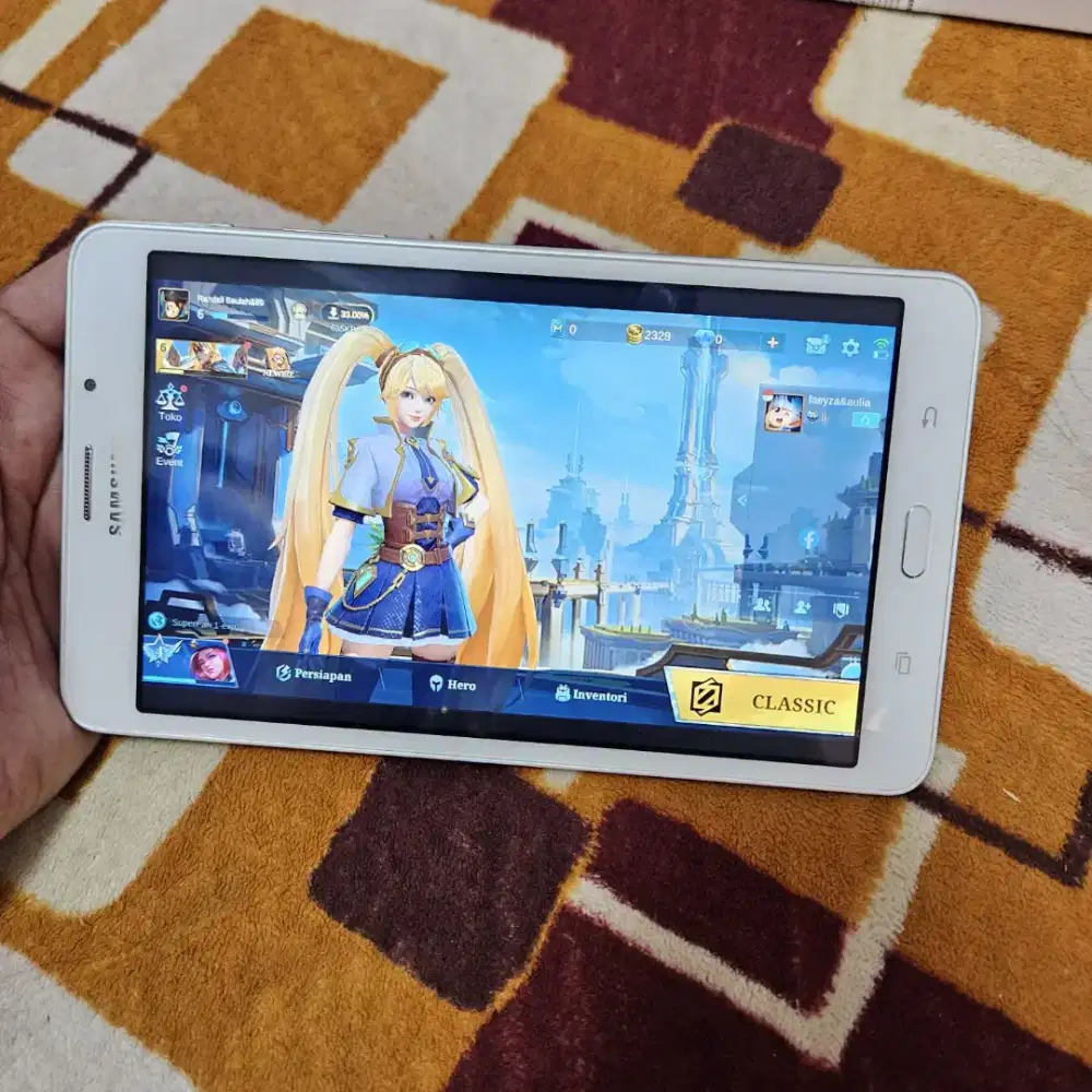 Samsung Galaxy Tab A6 Mulus bisa main Mobile Legend