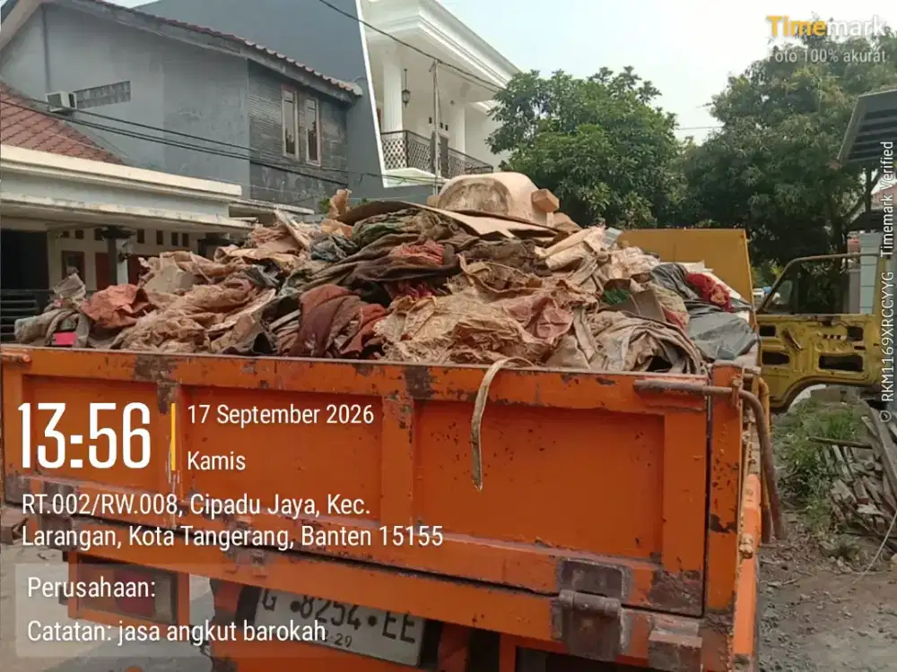 Jasa buang puing dan angkut sampah