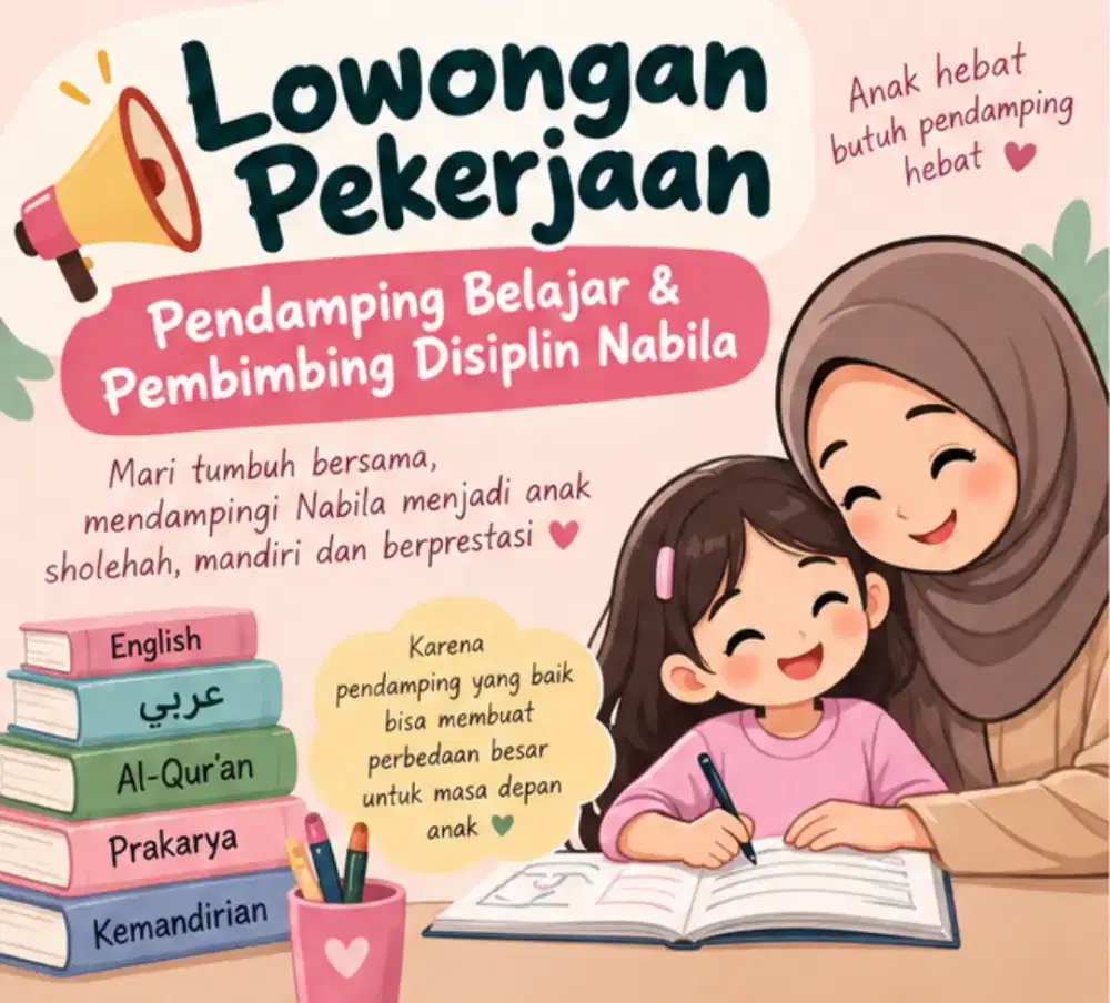 Pembimbing belajar anak SDIT