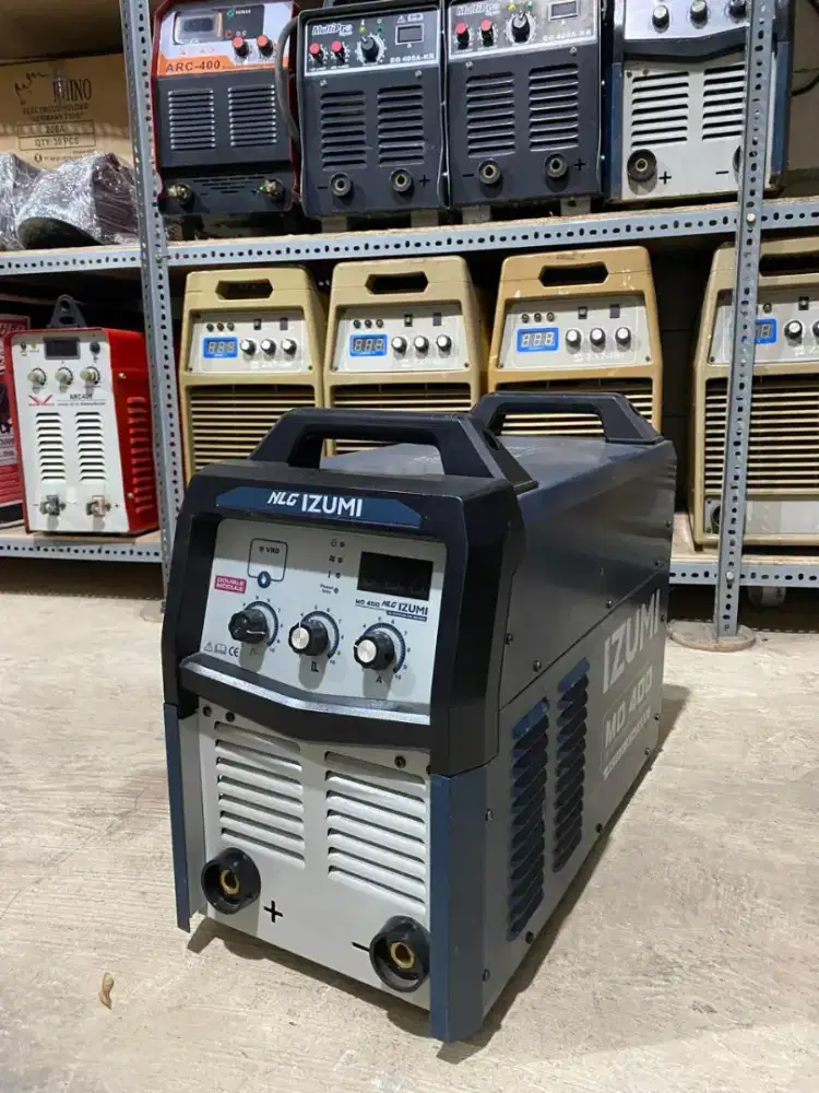 MESIN LAS BEKAS MMA 400 AMPERE IZUMI NLG SECOND 3 PHASE INVERTER IGBT