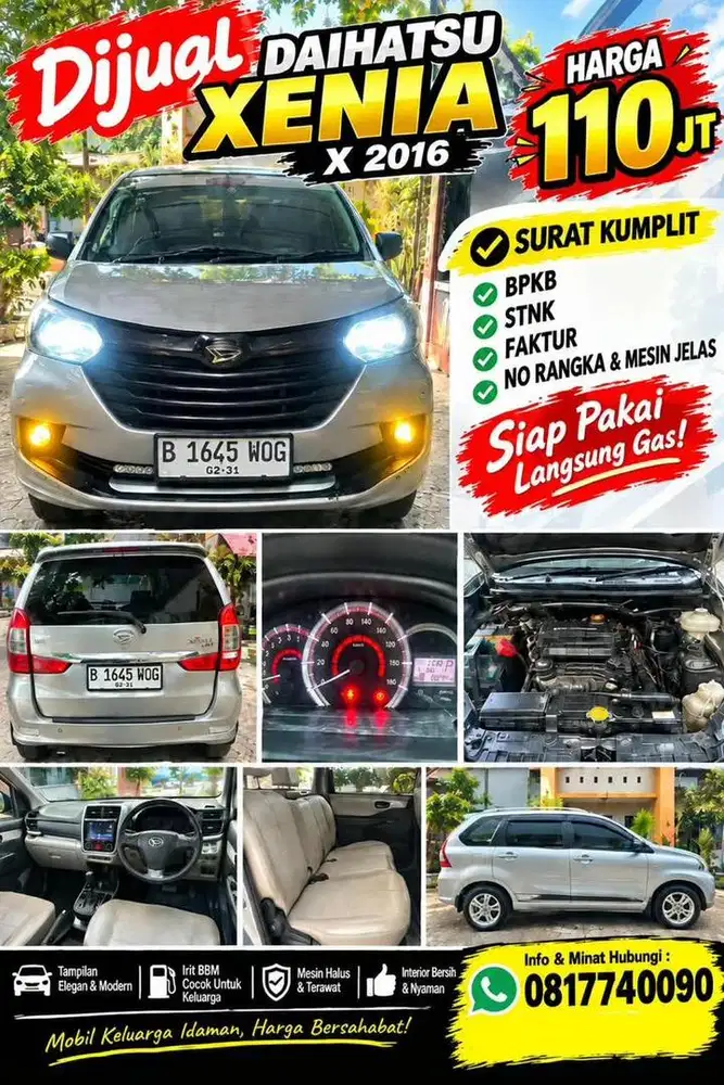 Daihatsu Xenia 2016 Bensin