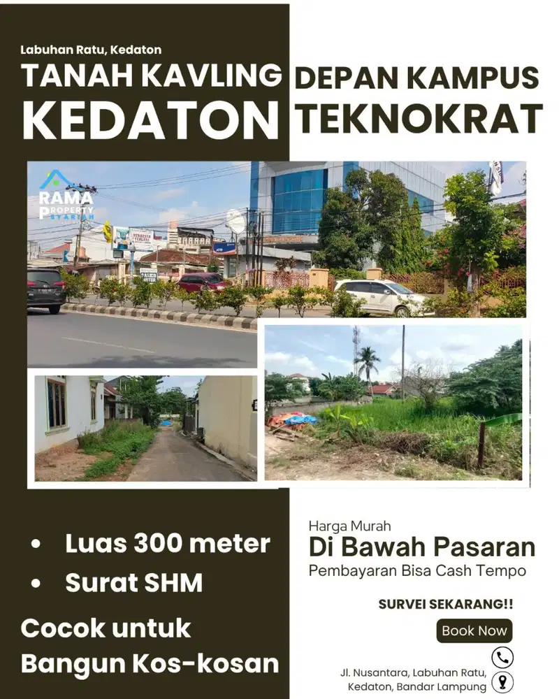 PROMO KAVLING KEDATON GRATIS PONDASI KELILING