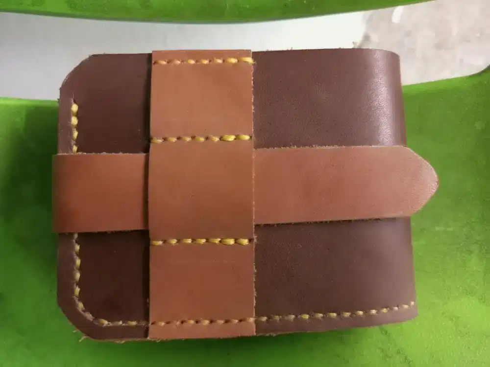 Dompet Kulit Crazy Horse 2 tones