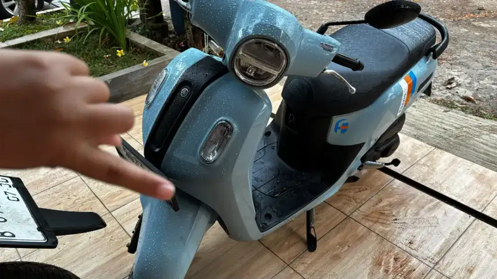 Yamaha fazzio biru like new km rendah muluss 2025 pink terawat