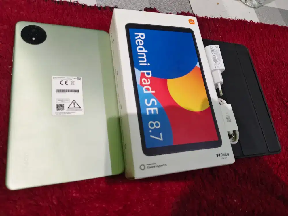 Redmi Pad SE 8.7 RAM 4+4/128GB Fullset + Flip Cover | Mulus Siap Pakai