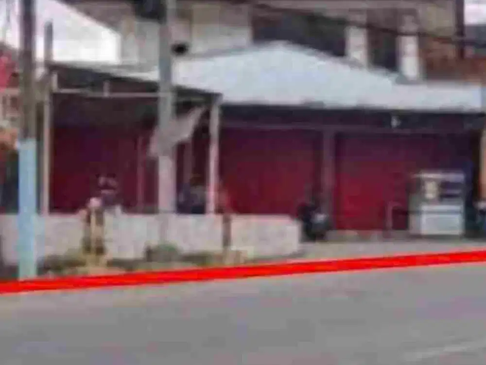 dijual aset bank rumah besar mainroad jatinangor sumedang