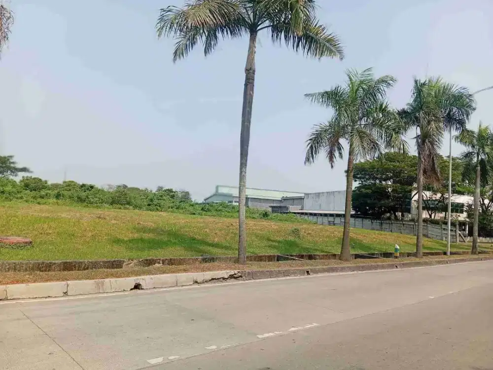dijual tanah kavling industri  2,4 hektare Jababeka cikarang